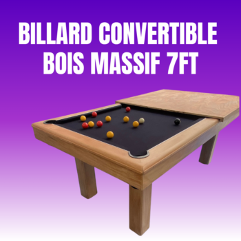 Table Billard Bois Massif 7FT